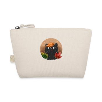 Cat in autumn - Organic Pouch - nature - Front