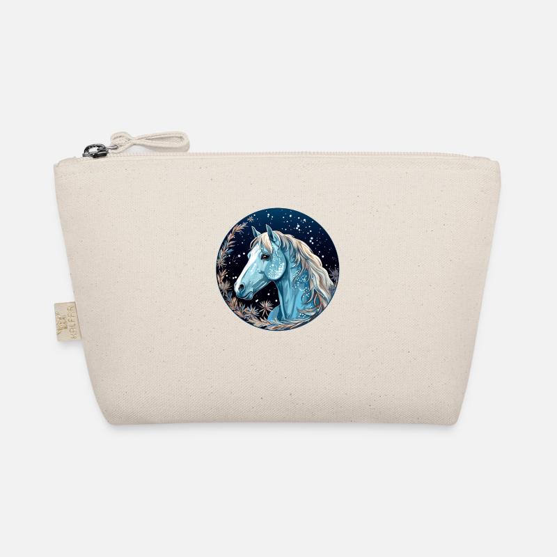 Horse in winter Organic Pouch