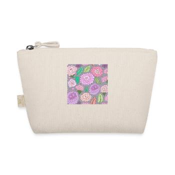 Blumenmuster Blumen - Bio-Täschchen - Natur - Vorne