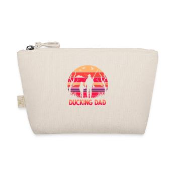 Duck Hunter Fathers Day, Retro Waterfowl Duck - Bio-Täschchen - Natur - Vorne