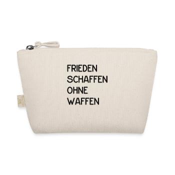 Frieden schaffen ohne Waffen - Bio-Täschchen - Natur - Vorne