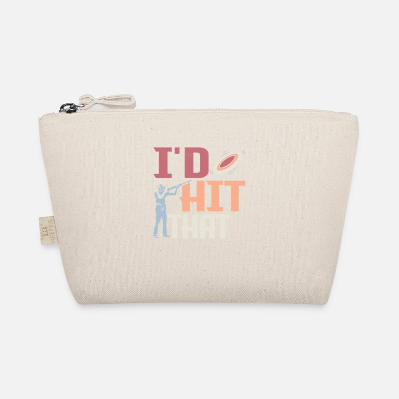 I'd Hit That Skeet Shooting ClayTrapshooting Organic Pouch