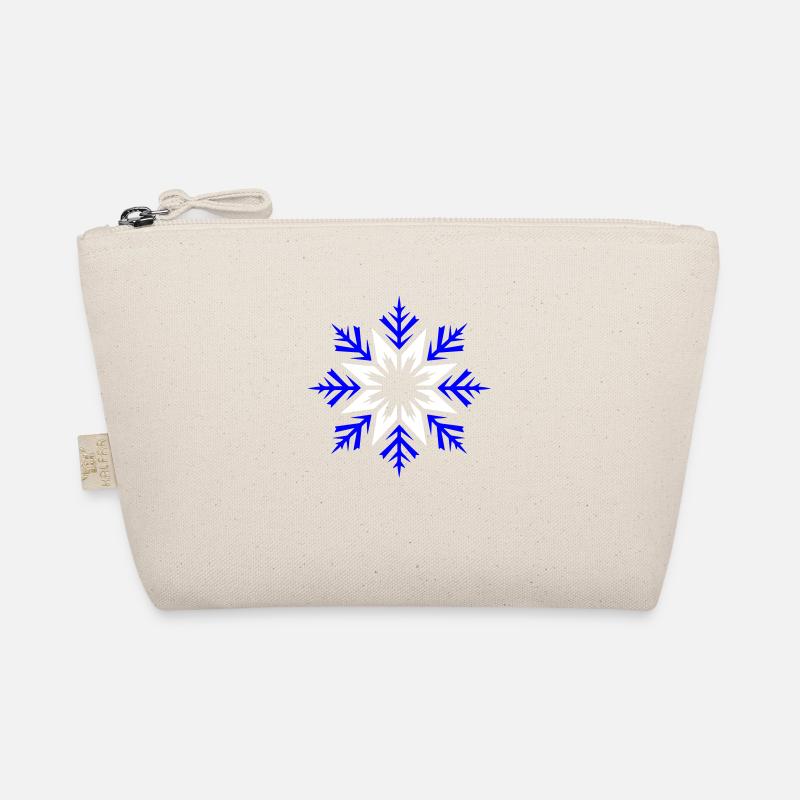 Snowflake, Winter, Snow Organic Pouch
