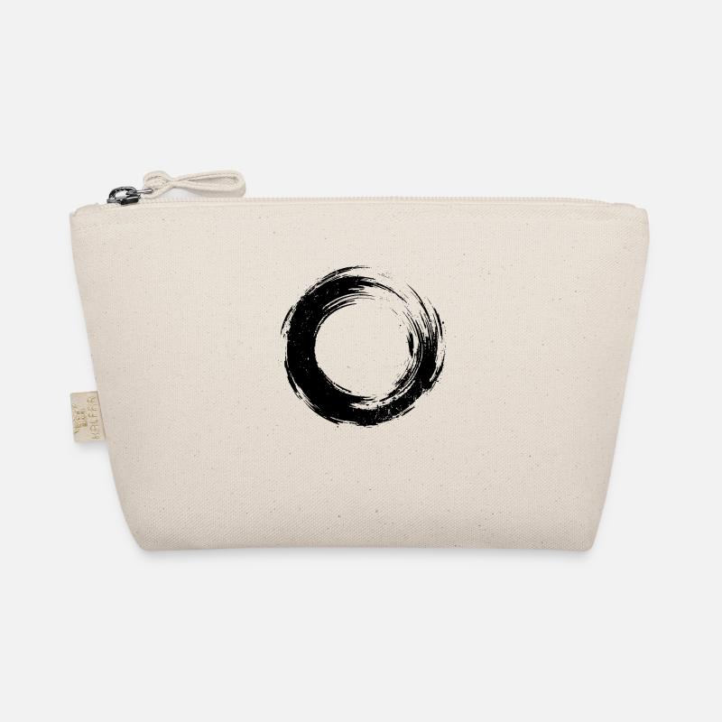 Circle Brushstroke Organic Pouch