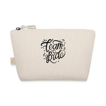 Team Bride en noir pour votre enterrement de vie de garçon - Trousse biologique - nature - Devant