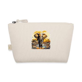 Elephant Design Elephant Animal Proboscis Animal - Organic Pouch - nature - Front