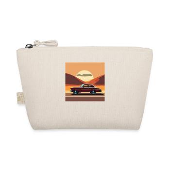 Auto / Oldtimer /Sonnenuntergang - Bio-Täschchen - Natur - Vorne
