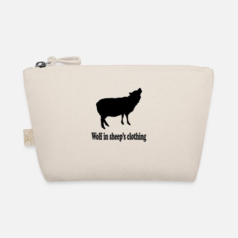 Wolf in sheep´s clothing - Bio-Täschchen - Natur