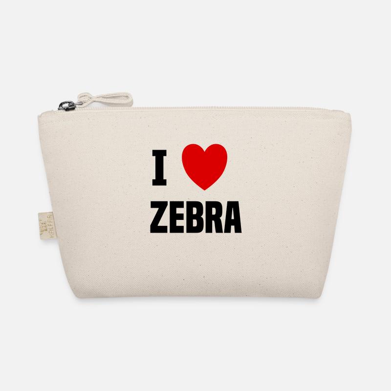 Ich liebe Zebra Bio-Täschchen
