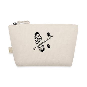 Qui se promène avec le chien ! Pour les amoureux des 🐕 chiens - Trousse biologique - nature - Devant