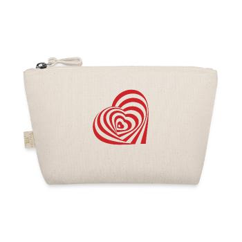 Coeur Amour Coeurs Modernes - Trousse biologique - nature - Devant