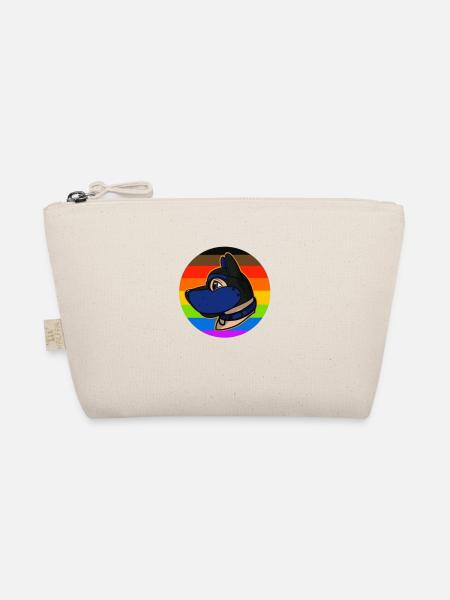 Puppy Hood Logo Blau - Bio-Täschchen - Natur