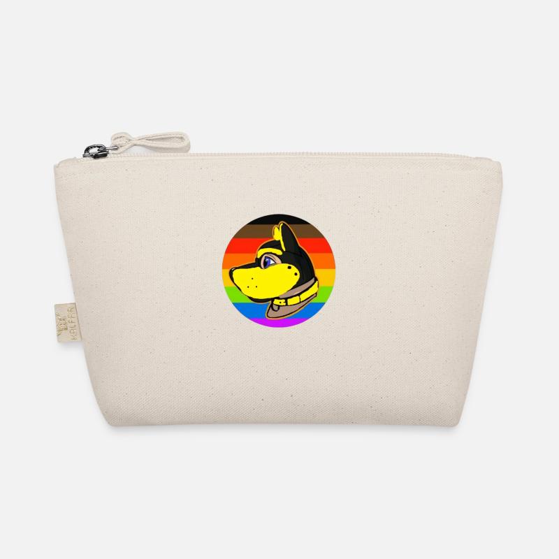 Puppy Hood Logo Gelb - Bio-Täschchen - Natur