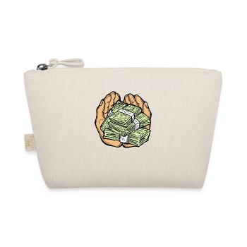 Big money flying to you for wealth and prosperity. - Organic Pouch - nature - Front