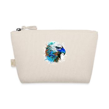 Eagle Head Portrait Colorful - Organic Pouch - nature - Front