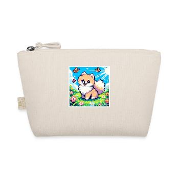 Pixel Pom - Organic Pouch - nature - Front