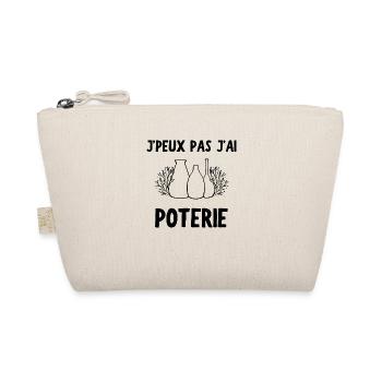 J'peux pas j'ai Poterie - Trousse biologique - nature - Devant