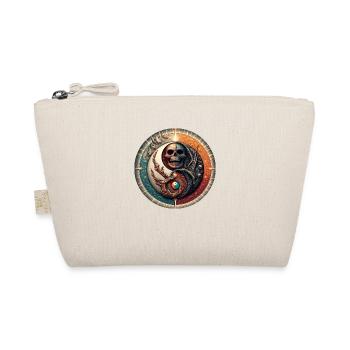 YinYangSkull - Organic Pouch - nature - Front