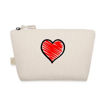 Heart - Bio-Täschchen - Natur - Vorne