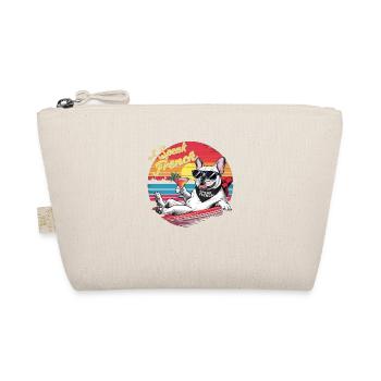 bulldog francais relax - Trousse biologique - nature - Devant