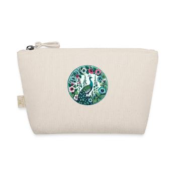 Paon vintage - Trousse biologique - nature - Devant