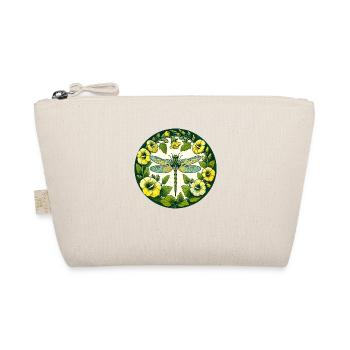 Green Dragonfly - Organic Pouch - nature - Front