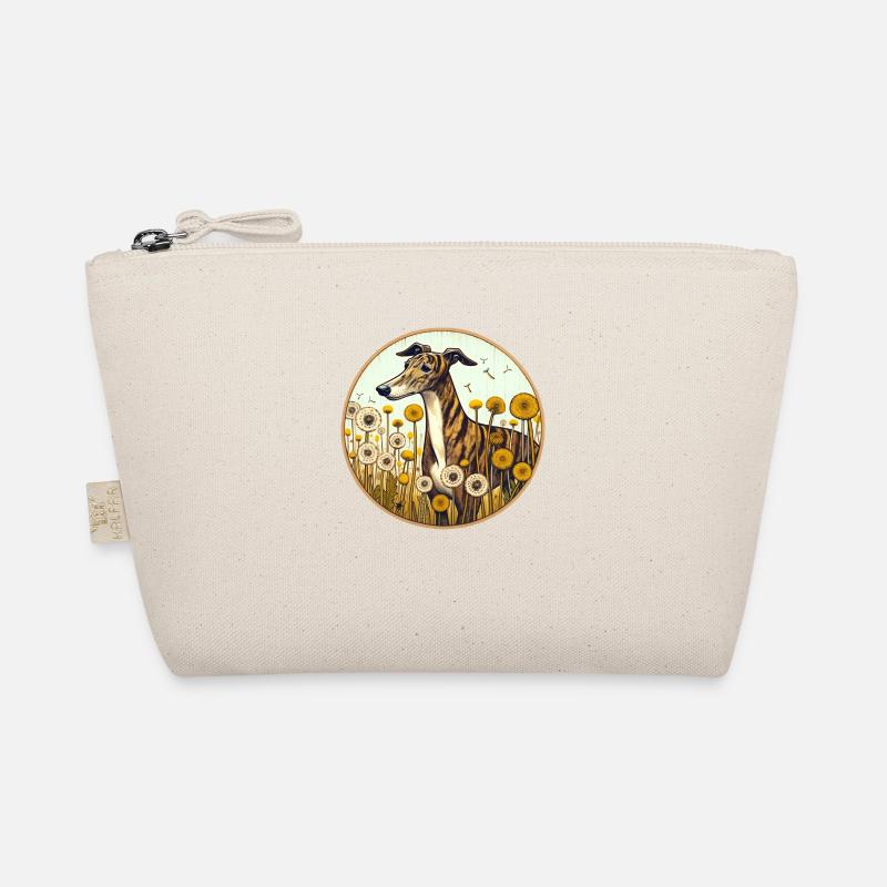 Gestromter Windhund Bio-Täschchen