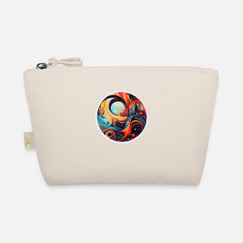 abstract art Organic Pouch