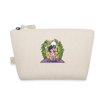 Fille / femme avec son chat - Trousse biologique - nature - Devant