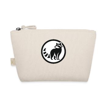 Waschbär Logo 2 - Bio-Täschchen - Natur - Vorne
