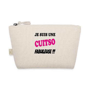 Je suis une cuisto fabuleuse !!! - Trousse biologique - nature - Devant
