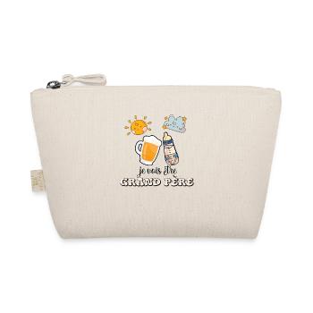 grossesse humour Grand Père Cadeau Futur Papy 2024 - Trousse biologique - nature - Devant