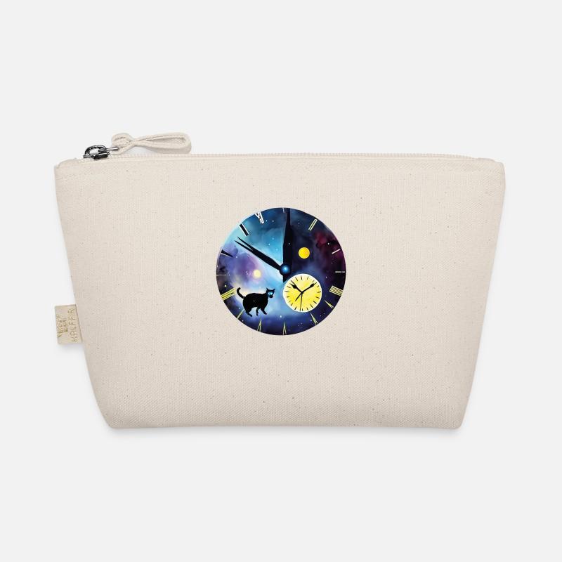 Abstract Cats Clock Organic Pouch