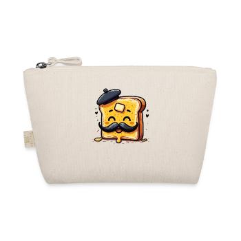 Breakfast Kawaii French Toast Lover Francophile - Organic Pouch - nature - Front