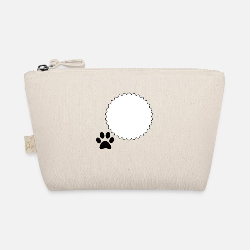 Template Sun Frame Paw Print Design Organic Pouch