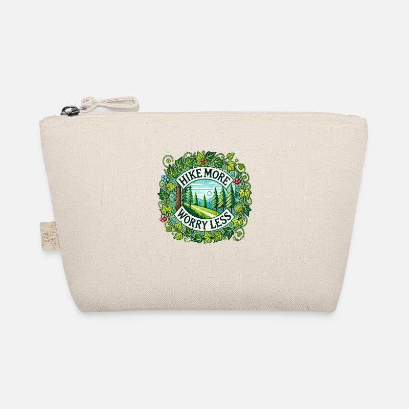 Hike More Worry Less Organic Pouch