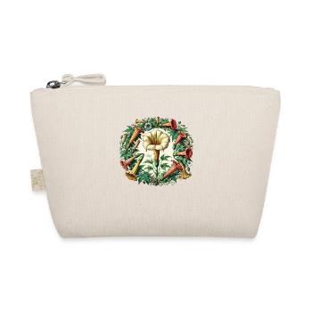 Fleur de trompette vintage - Trousse biologique - nature - Devant