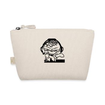 Zombie Monster DJ Horror Mixer Party Music - Organic Pouch - nature - Front