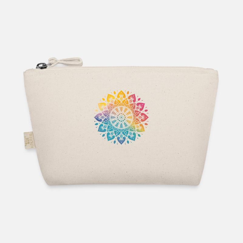 Rainbow Mandala Organic Pouch