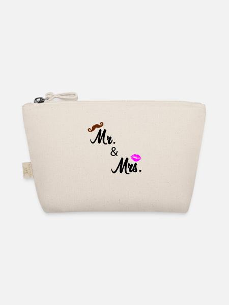 mr and mrs 02 - Organic Pouch - nature - Front
