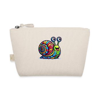 Cute Snail Kids - Organic Pouch - nature - Front