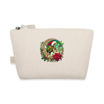 Christmas Turtle - Organic Pouch - nature - Front
