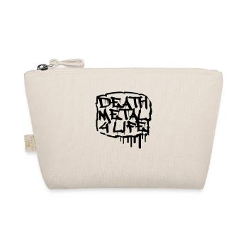 Heavy Death Metal 4 Life Hard Rock Cool Graffiti - Organic Pouch - nature - Front