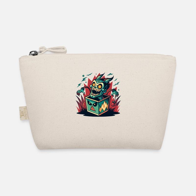 Monster Jack-in-the-Box - Retro Horror Fun Organic Pouch