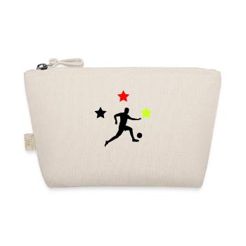 fußballer germany - Bio-Täschchen - Natur - Vorne
