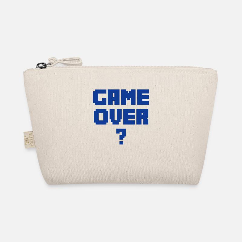 GAME OVER blau Bio-Täschchen