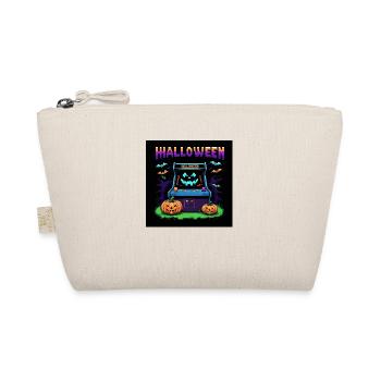 Games Ghost Ghost Halloween Pumpkin Bat - Organic Pouch - nature - Front