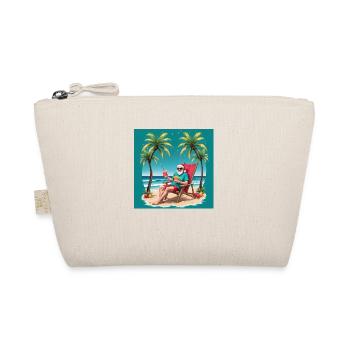 Père Noël piscine Cadeaux amusants Noël - Trousse biologique - nature - Devant