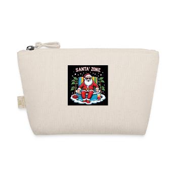 Père Noël piscine Cadeaux amusants Noël - Trousse biologique - nature - Devant