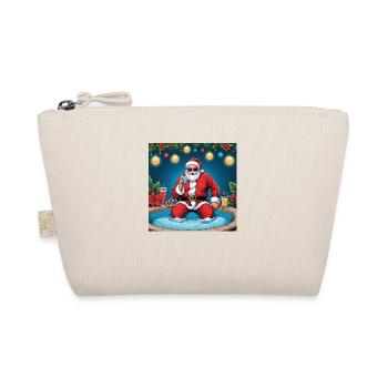 Père Noël piscine Cadeaux amusants Noël - Trousse biologique - nature - Devant